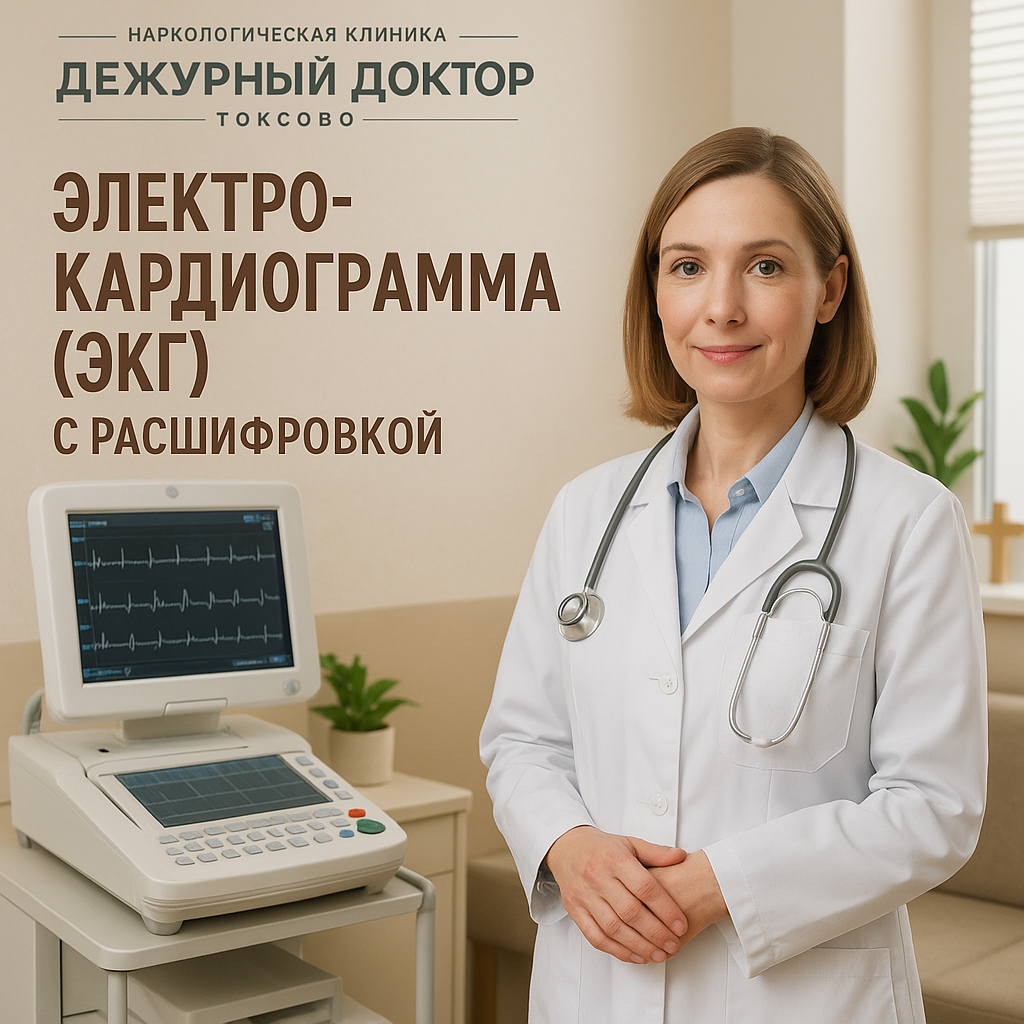 Электрокардиограмма (ЭКГ) с расшифровкой